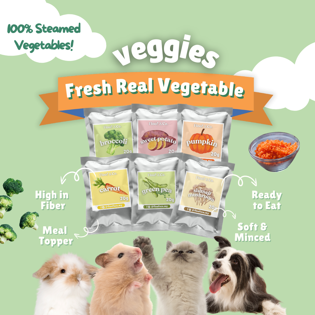 Veggies - Single Steamed Vegetables 20g
