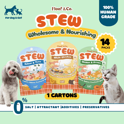 Stew Series - 14 Pack Bundle (1 Carton) - Complete Meals For Cats & Dogs