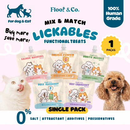 Lickables Series - 1 Pack - Complete Meals For Cats & Dogs