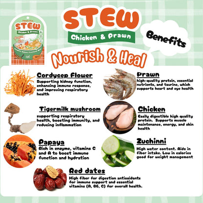 Stew Series - 70 Pack Bundle (5 Carton) - Complete Meals For Cats & Dogs