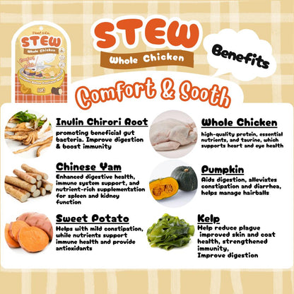 Stew Series - 70 Pack Bundle (5 Carton) - Complete Meals For Cats & Dogs